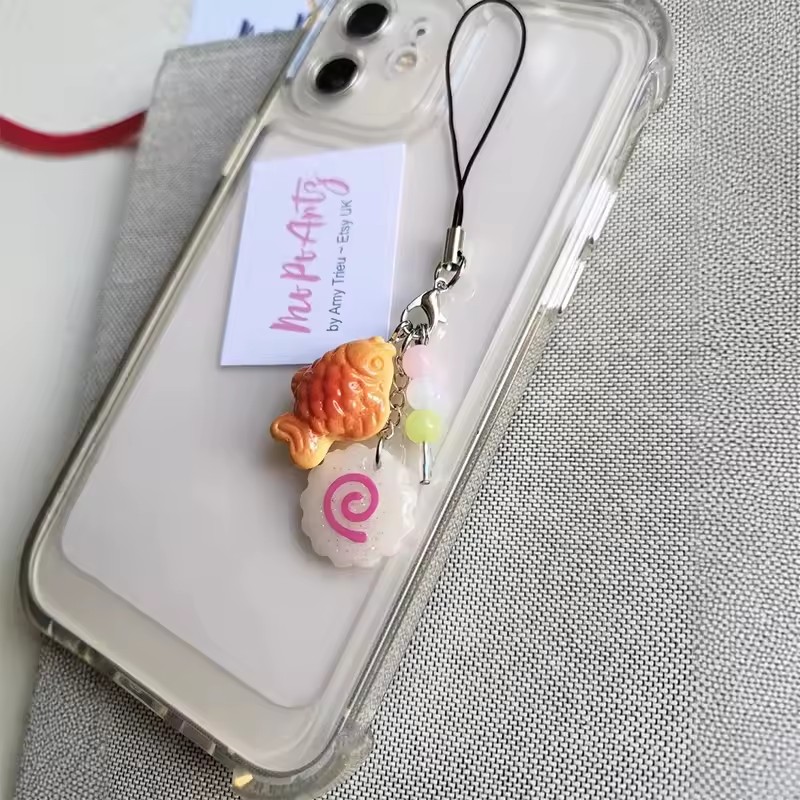 Süßes Acryl rosa Tintenfisch R – Tteokbokki Rice Cake Bewertung und Preis
